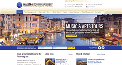 Desktop Screenshot of maestrotouring.com